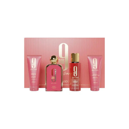 Afnan - Gift Set 4 Piezas 9AM Pour Femme Rosa