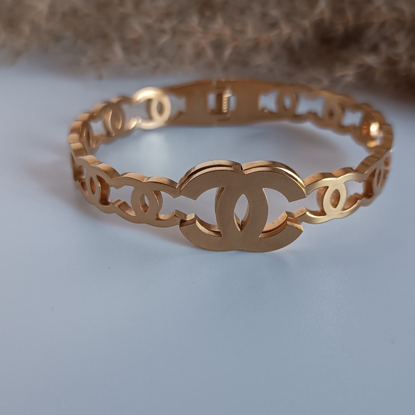 brazalete C si diamantes