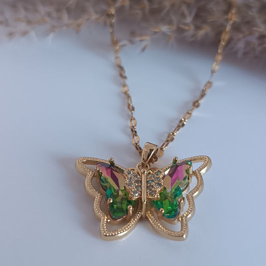 Collar mariposa
